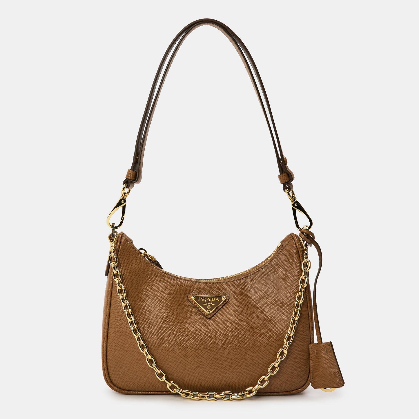 Prada Women's Red Leather Shoulder Bag
