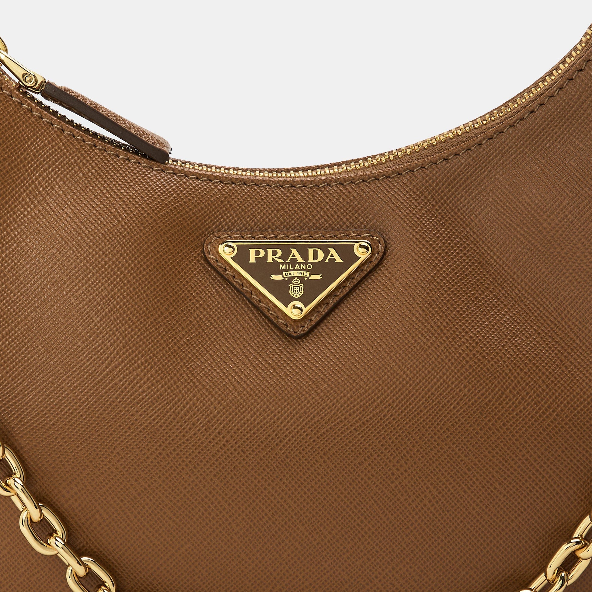 Prada Women's Red Leather Shoulder Bag