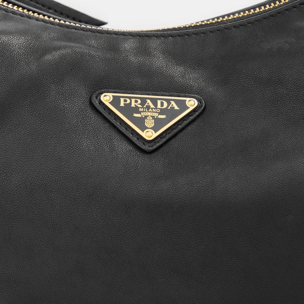 Prada Women's Leather Pocket Shoulder Bag