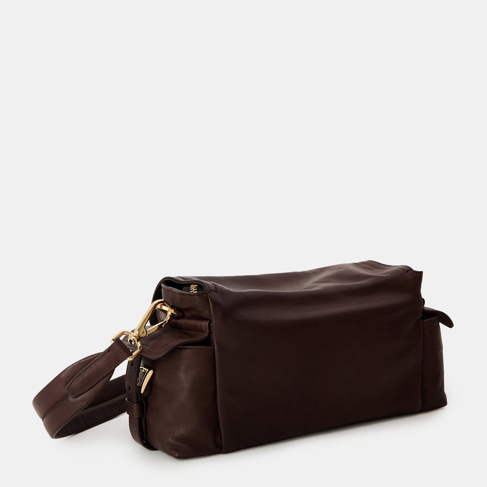 Prada Explore Medium Leather Shoulder Bag with Flap