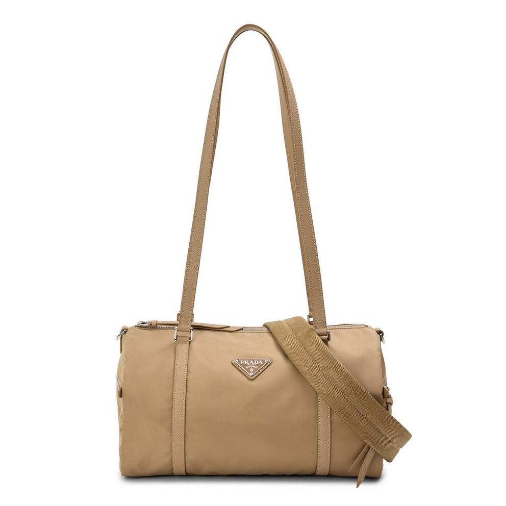 Prada Large Re-Nylon and Saffiano leather duffle