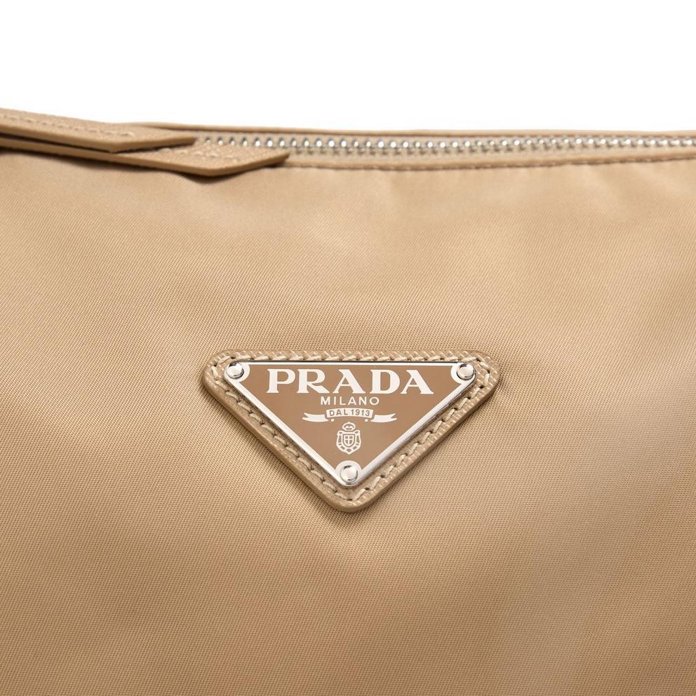 Prada Large Re-Nylon and Saffiano leather duffle