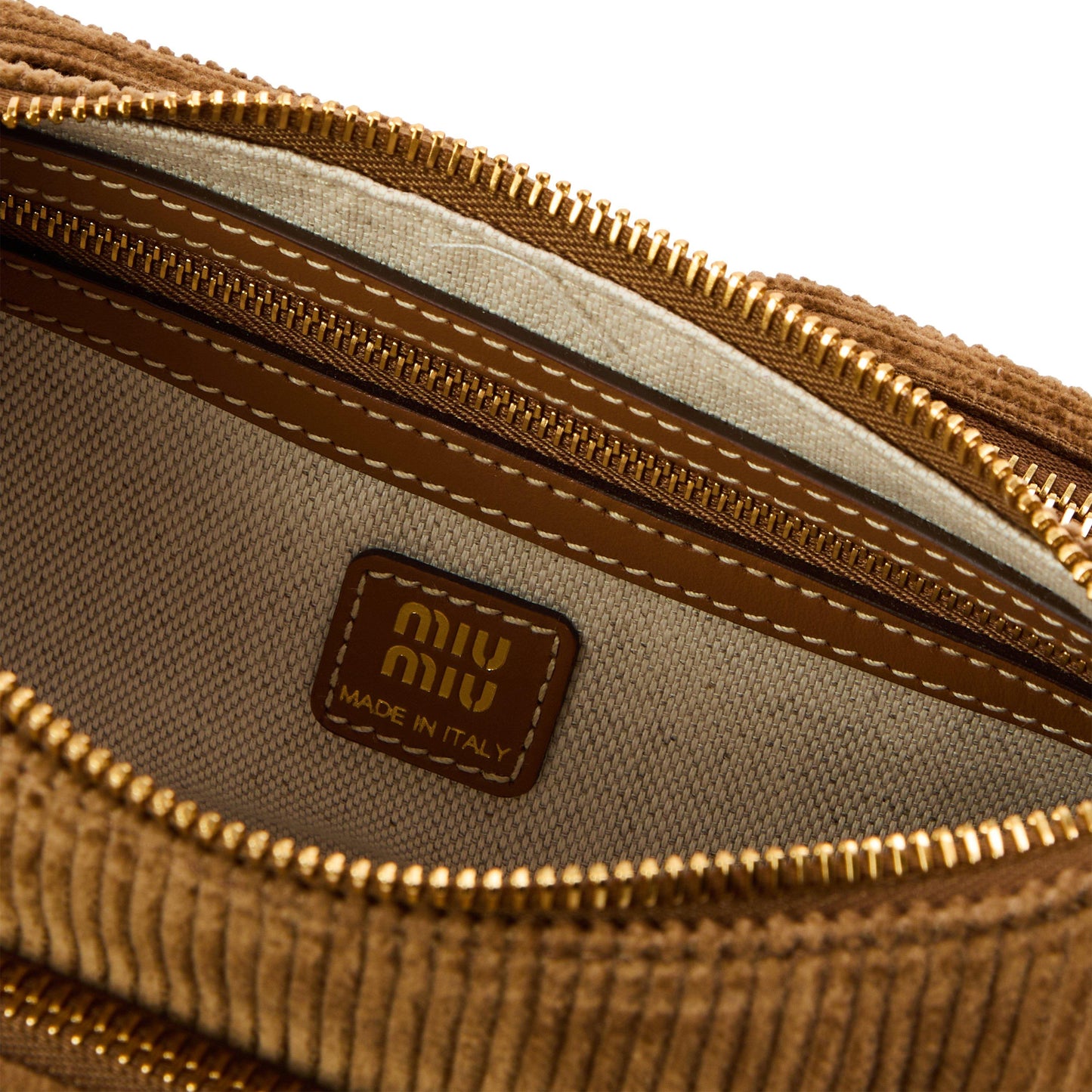 Miu Miu Womens Pocket Shoulder Bag