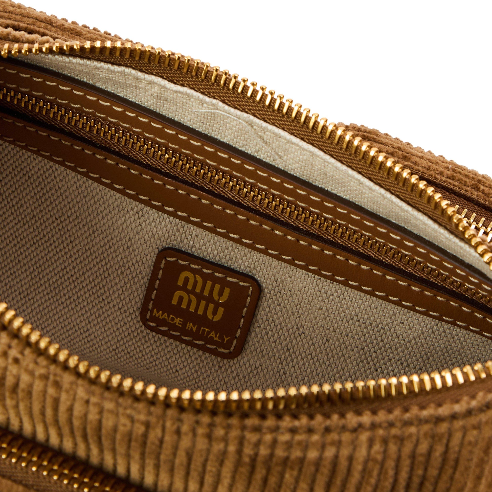 Miu Miu Womens Pocket Shoulder Bag