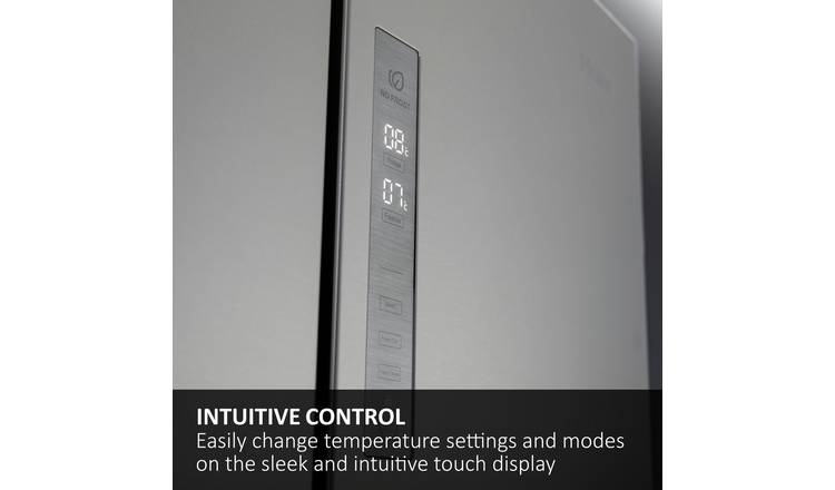 Haier HFR3718ENMM Fridge Freezer - Inox