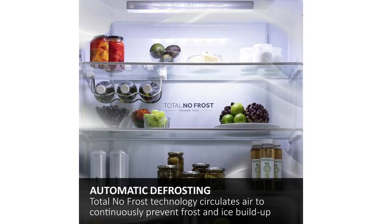 Haier HFR3718ENMM Fridge Freezer - Inox