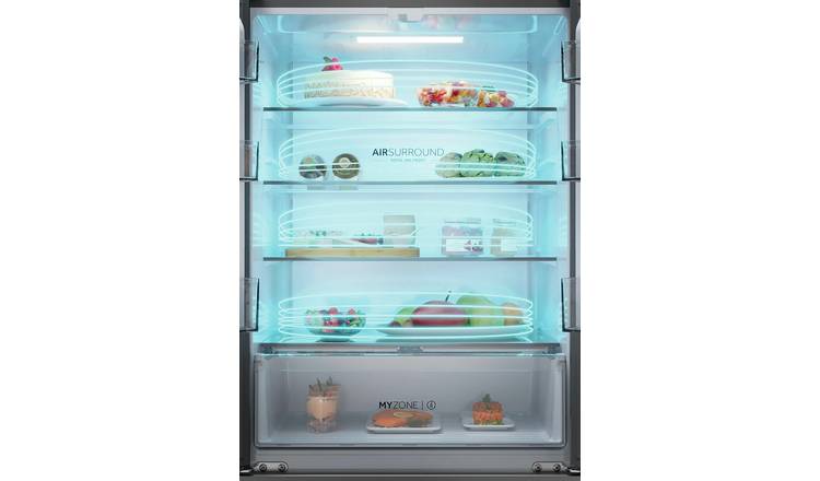 Haier HFR3718ENMM Fridge Freezer - Inox