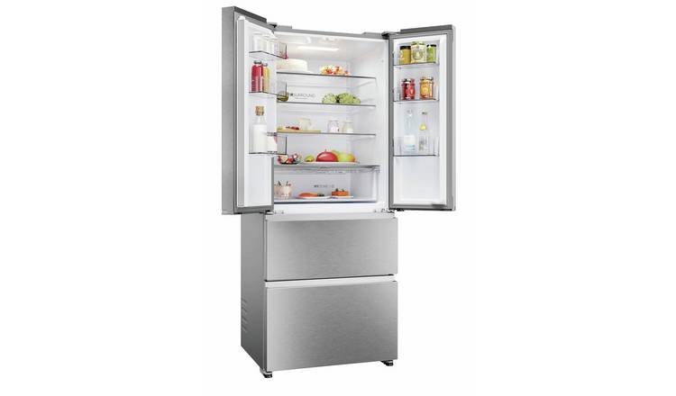 Haier HFR3718ENMM Fridge Freezer - Inox