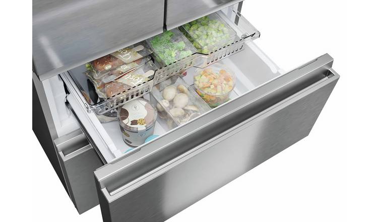 Haier HFR3718ENMM Fridge Freezer - Inox