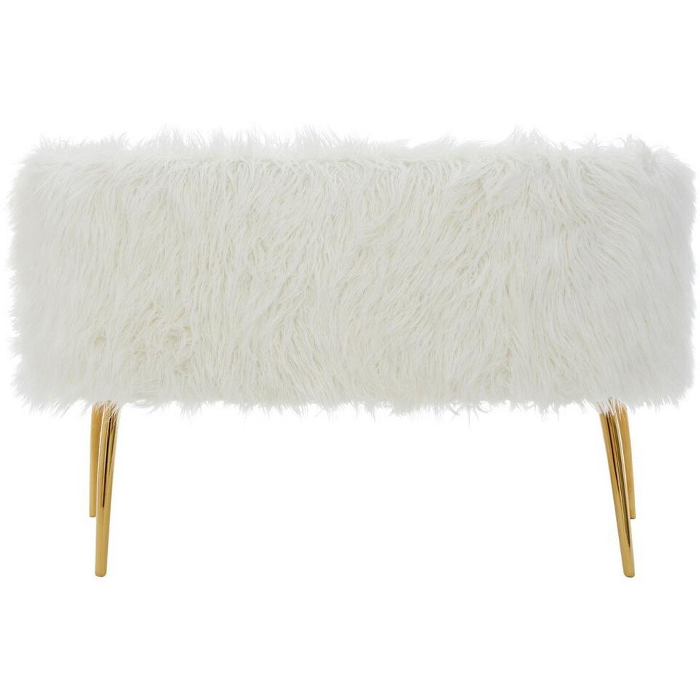 Clarence Natural Fur Effect Sofa