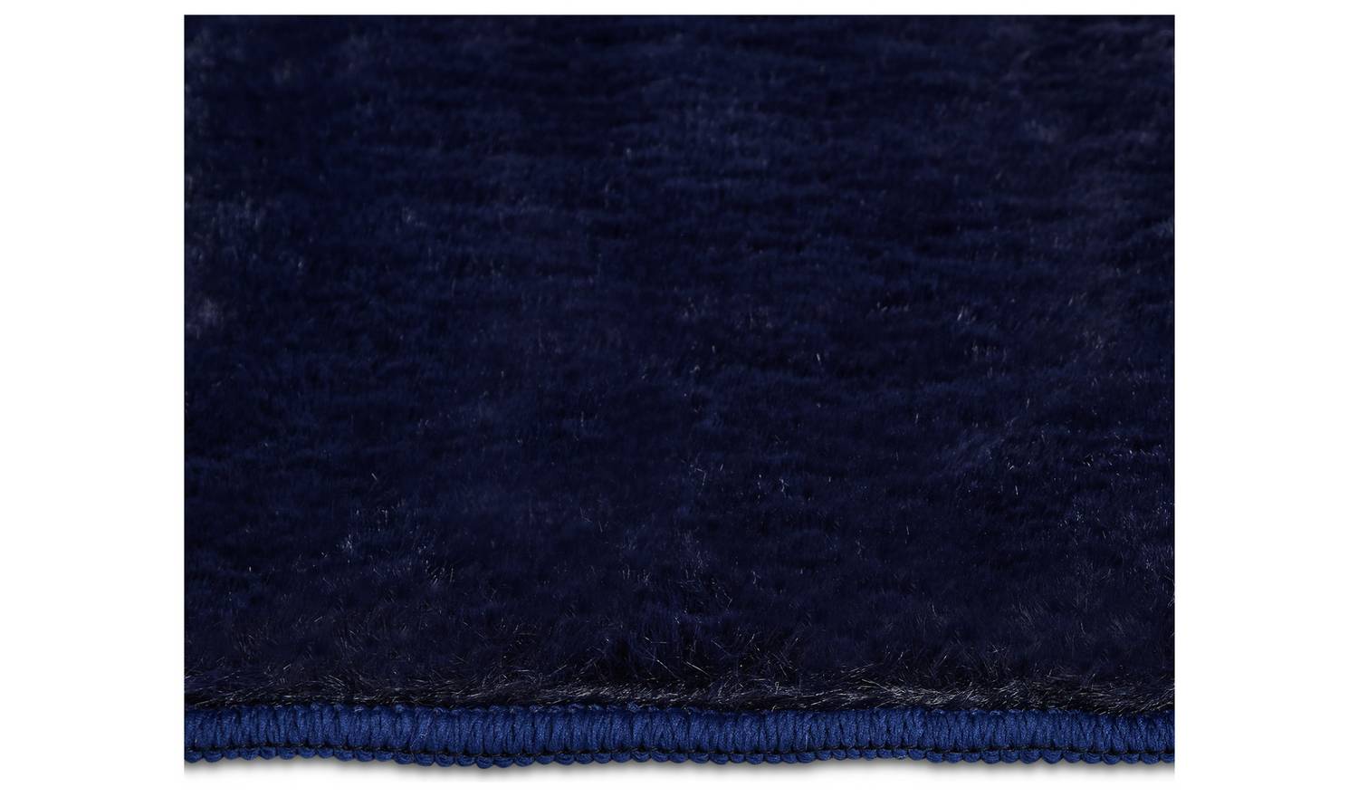 Habitat Cosy Soft Navy Short Pile Rug - 150x80cm