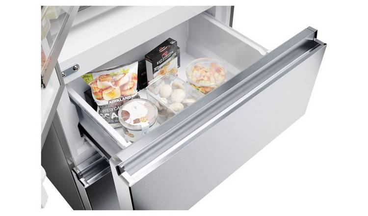 Haier HFR5719ENMG American Fridge Freezer - Silver