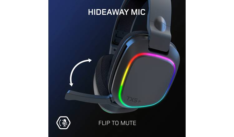 Gioteck TX5+ Wireless DUO RGB PS, Switch, PC Headset