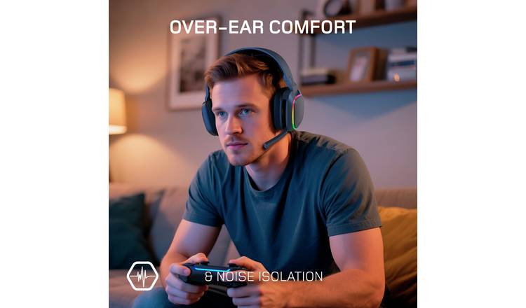 Gioteck TX5+ Wireless DUO RGB PS, Switch, PC Headset