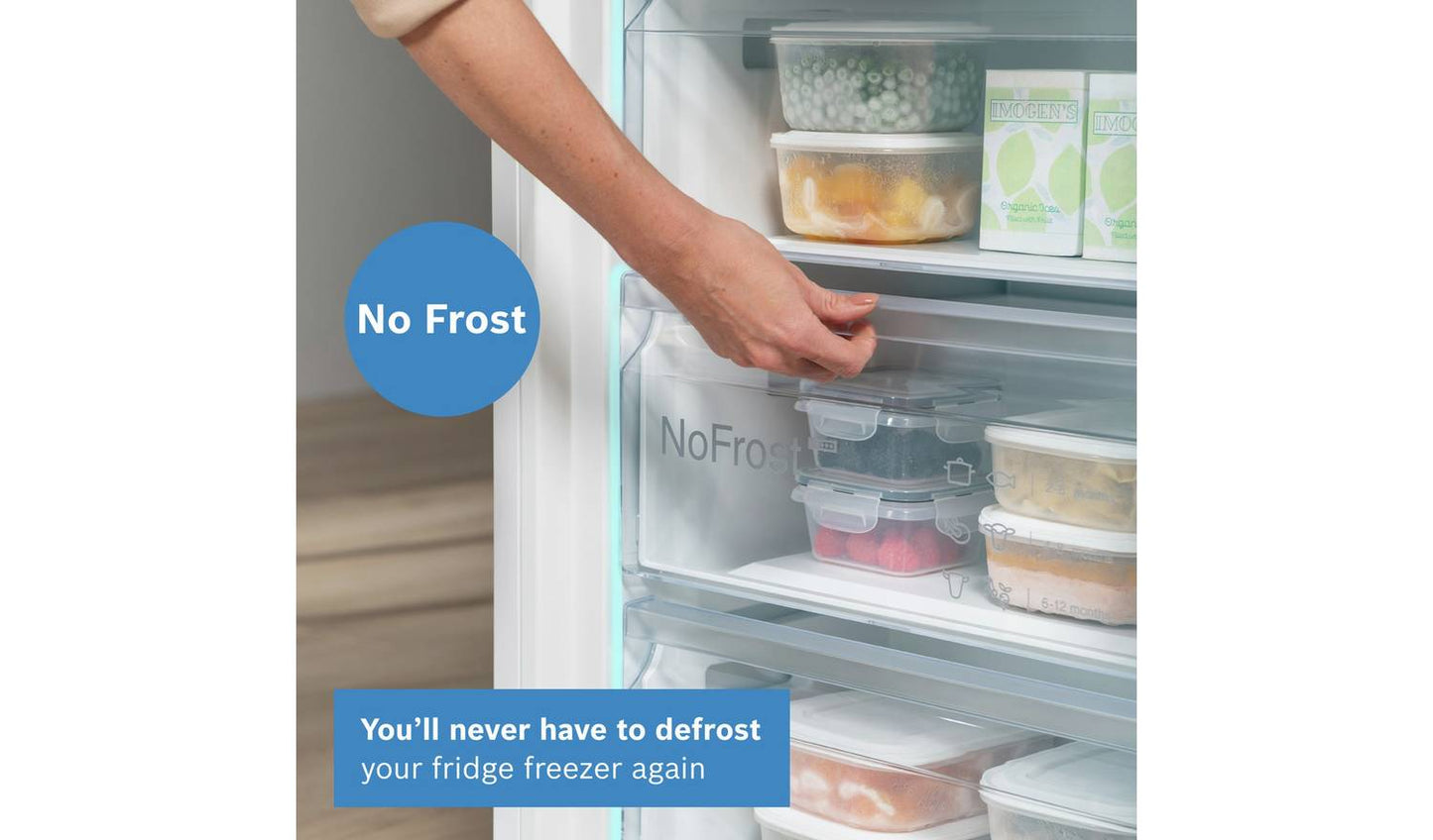 Bosch KIN86NSE0G Integrated Fridge Freezer - White