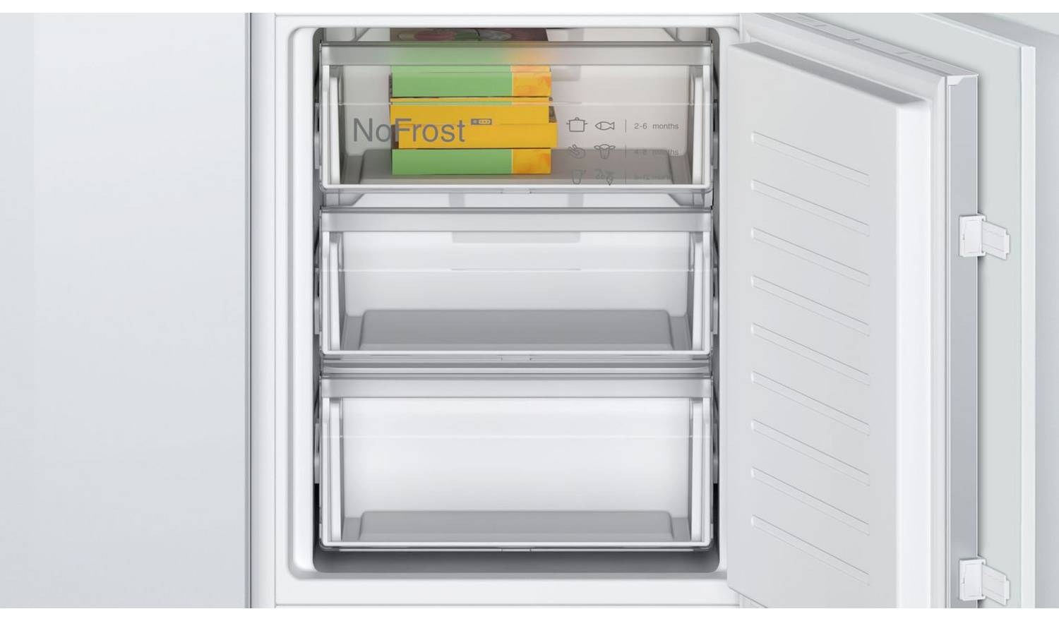Bosch KIN86NSE0G Integrated Fridge Freezer - White