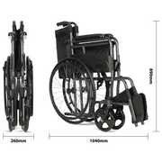 Aidapt Self Propelled Steel Wheelchair