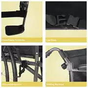 Aidapt Self Propelled Steel Wheelchair