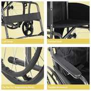 Aidapt Self Propelled Steel Wheelchair