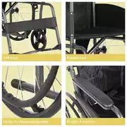 Aidapt Self Propelled Steel Wheelchair