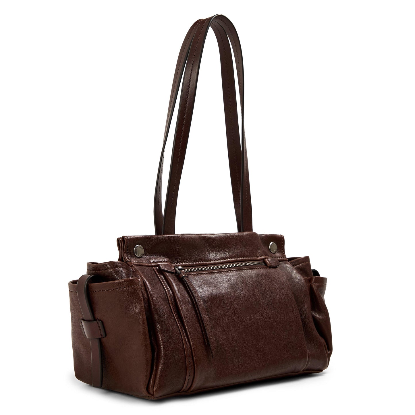 Prada Route medium leather tote bag