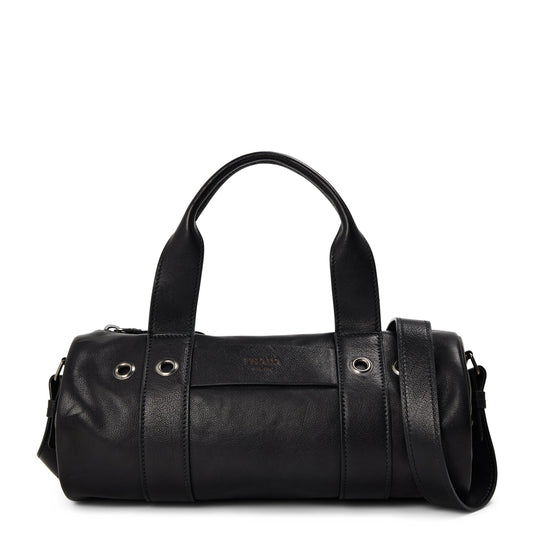 Prada Prada Route Large Leather Top Handle Bag