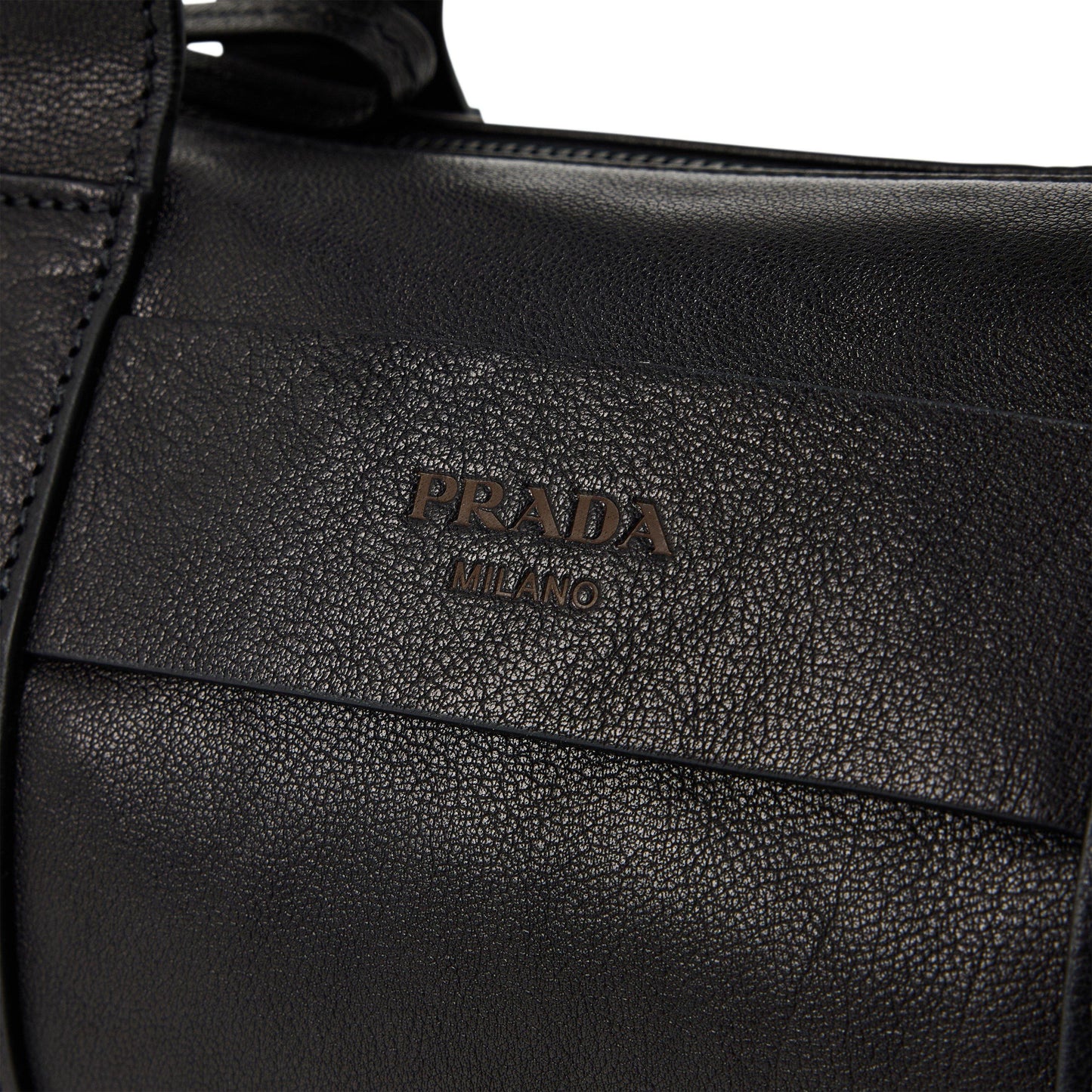 Prada Prada Route Large Leather Top Handle Bag