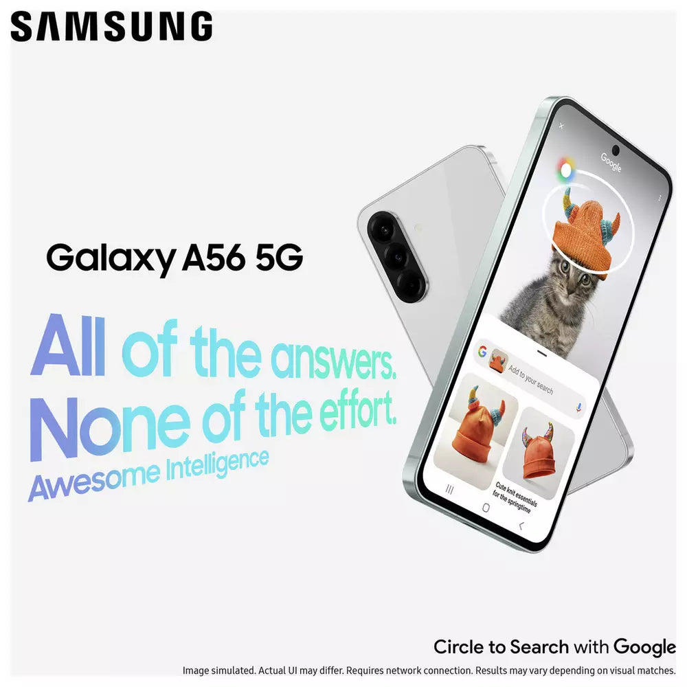 SIM Free Samsung Galaxy A56 5G 256GB AI Phone - Graphite