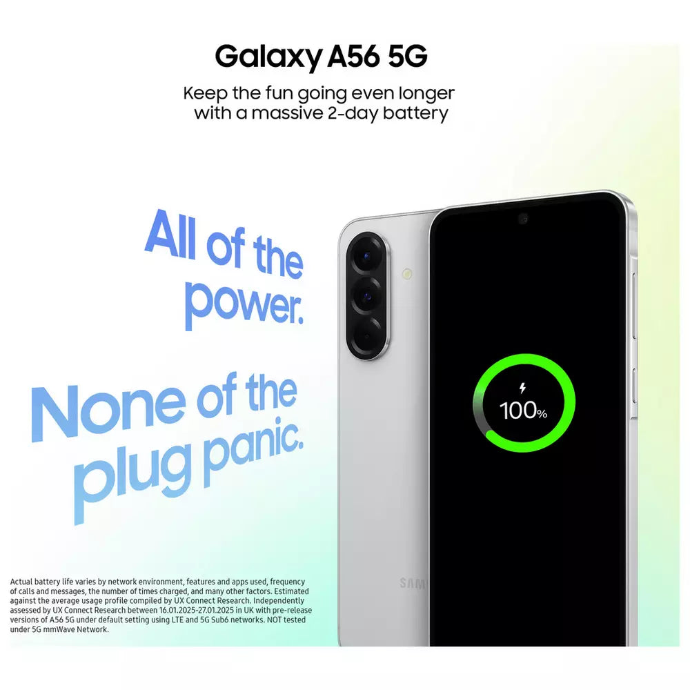 SIM Free Samsung Galaxy A56 5G 256GB AI Phone - Graphite