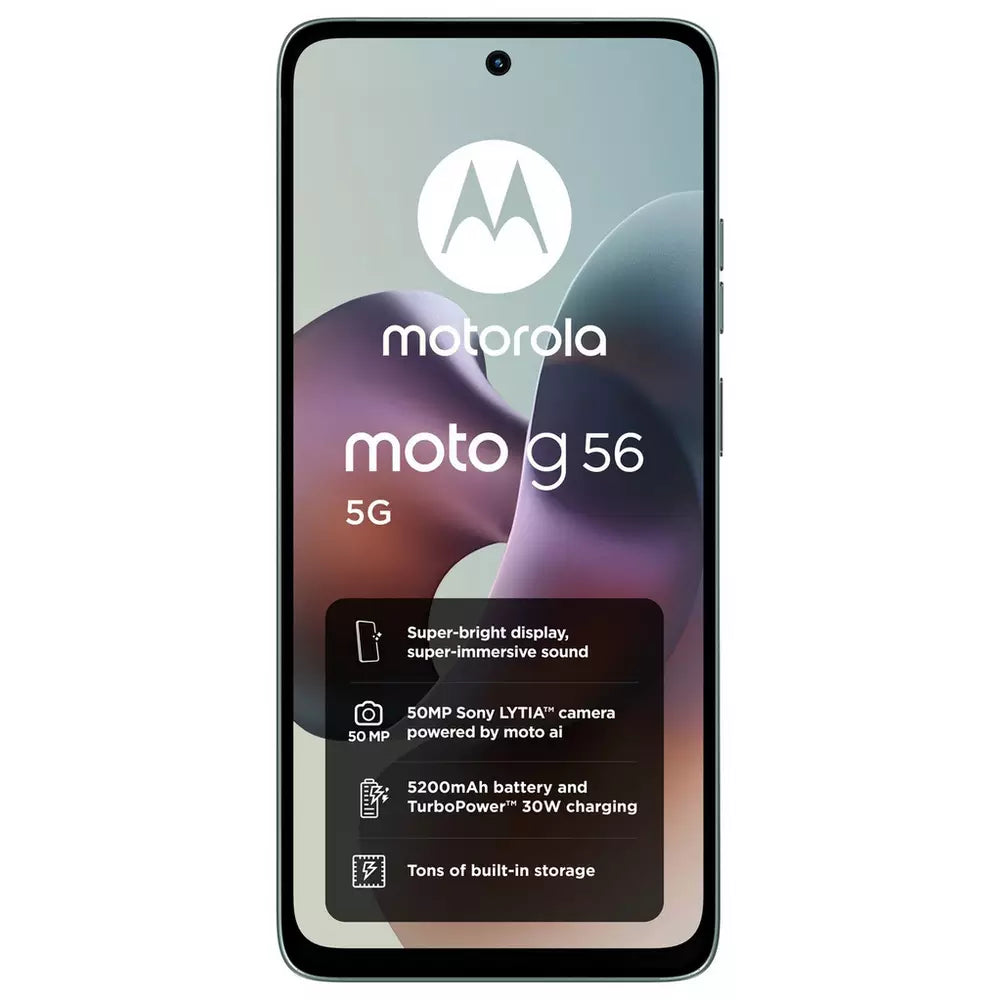 SIM Free Motorola g56 5G 256GB Mobile Phone - Grey Mist