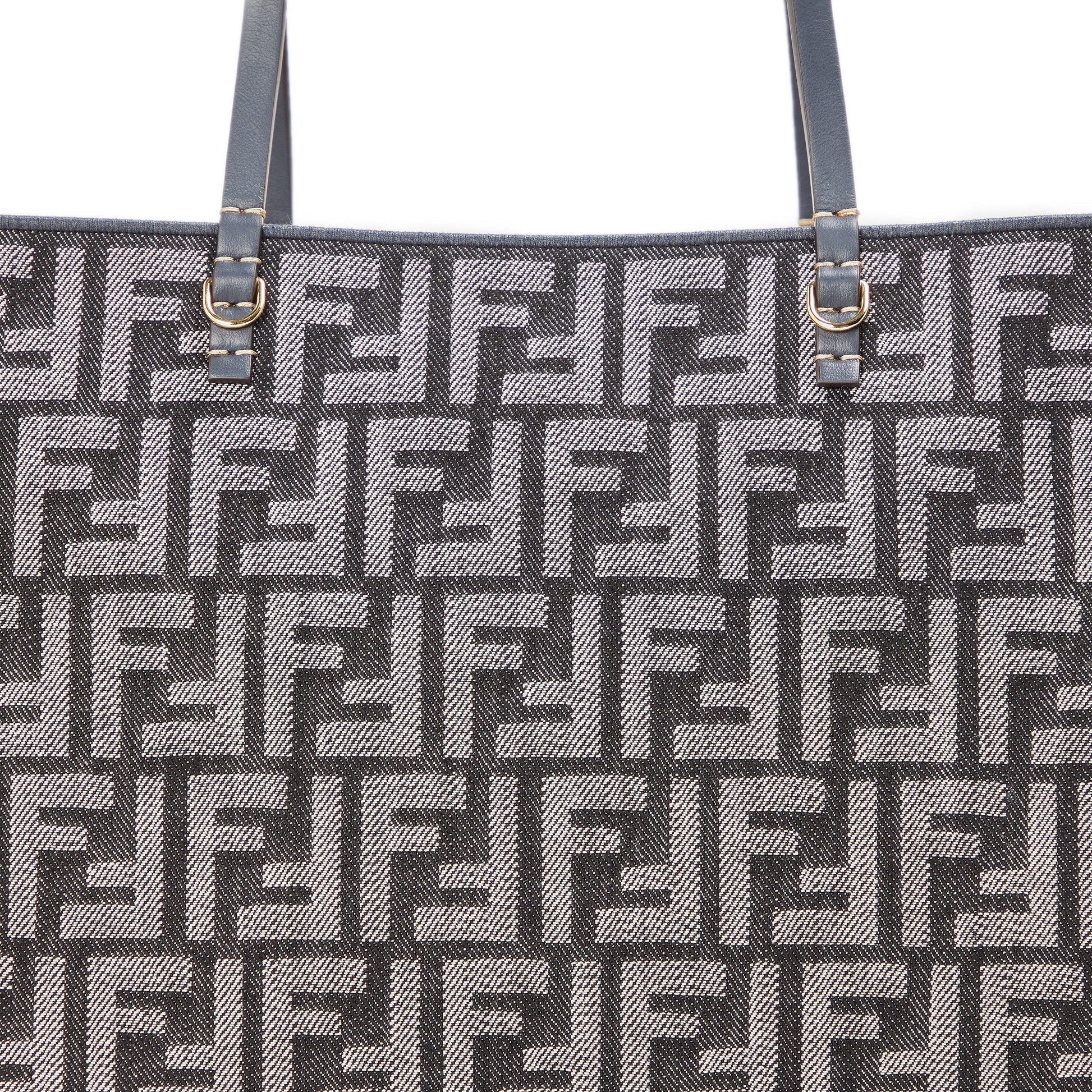 Fendi Women's Woven Shopper Tote Bag