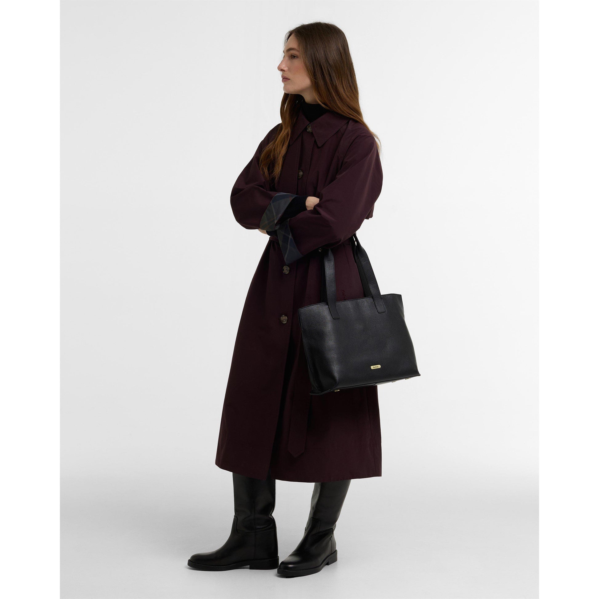 Barbour Women's Alder Leather Tote Bag