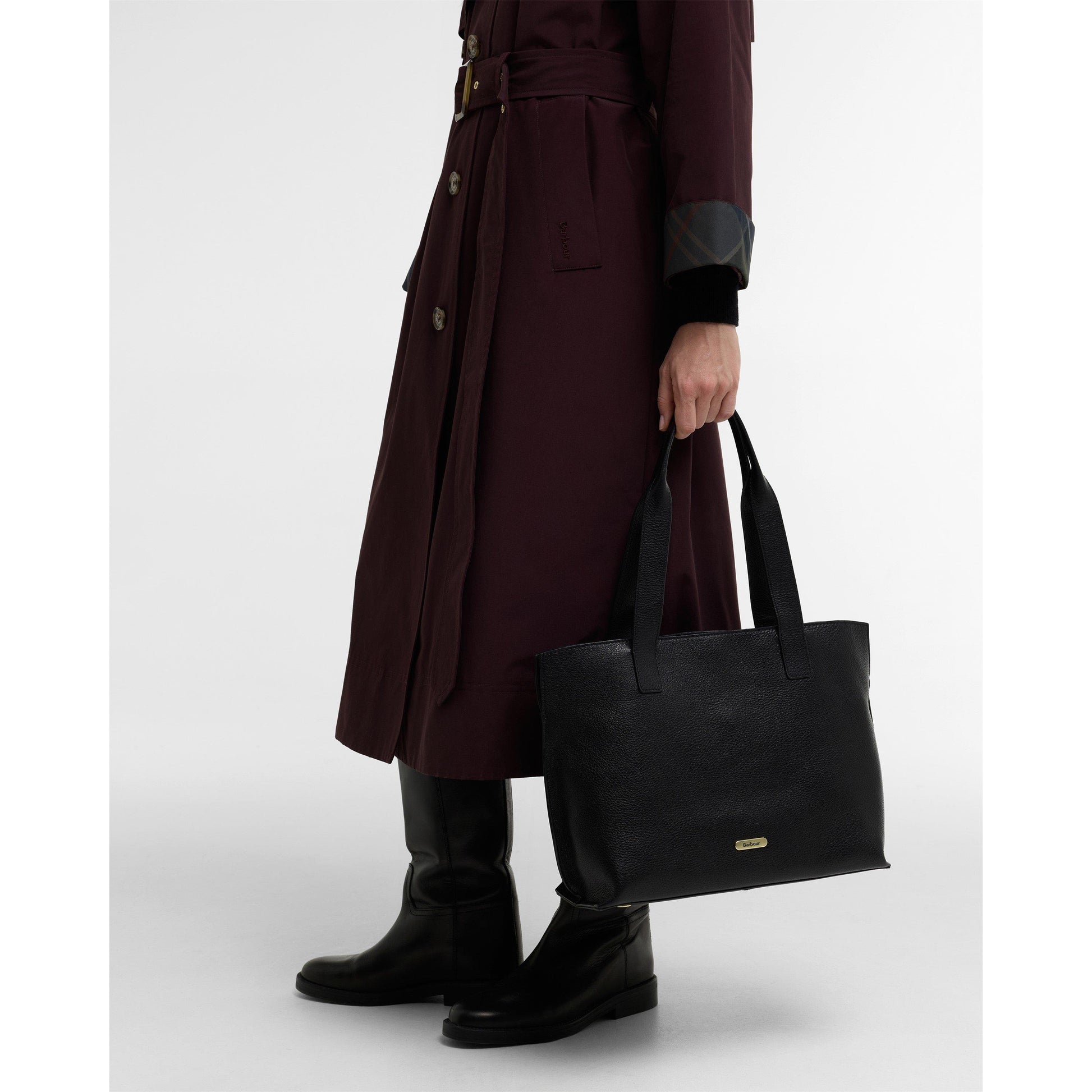 Barbour Women's Alder Leather Tote Bag