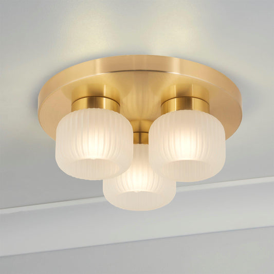 Frosted Glass 3 Light Pendant
