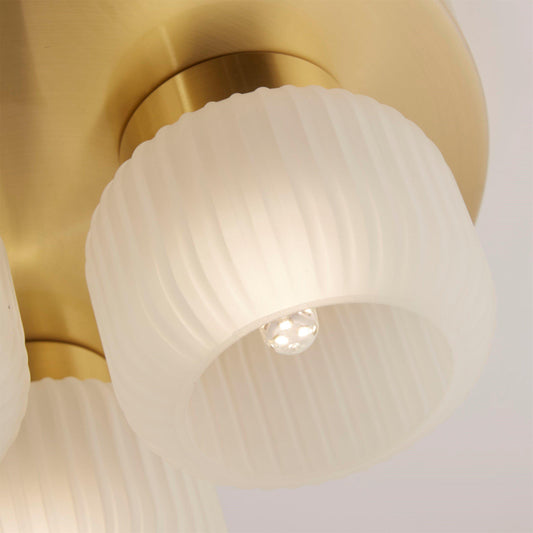 Frosted Glass 3 Light Pendant