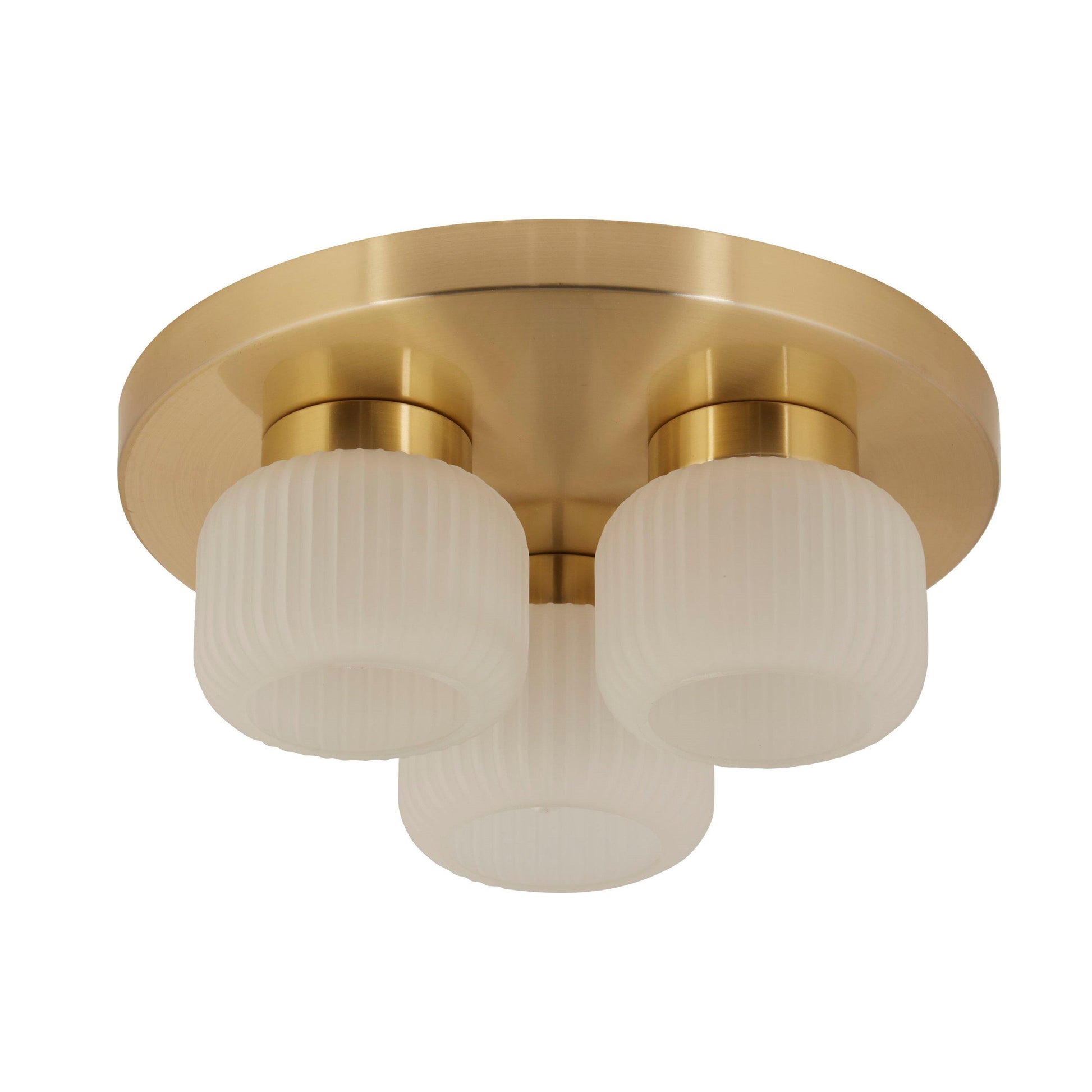 Frosted Glass 3 Light Pendant