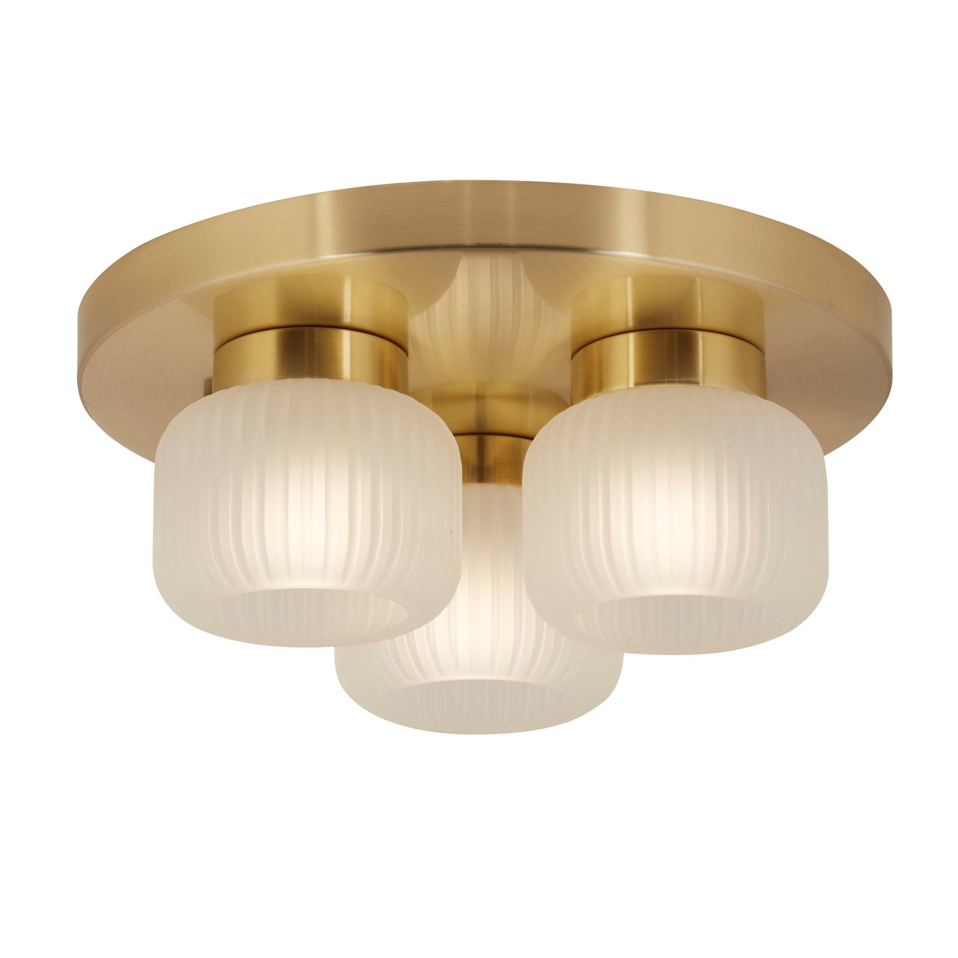 Frosted Glass 3 Light Pendant