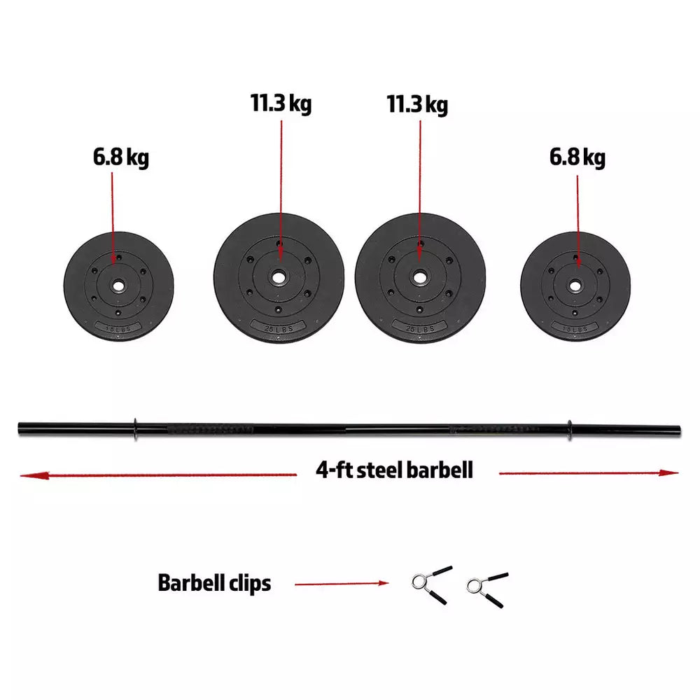 Marcy Starter Bench- 36kg Weight Set