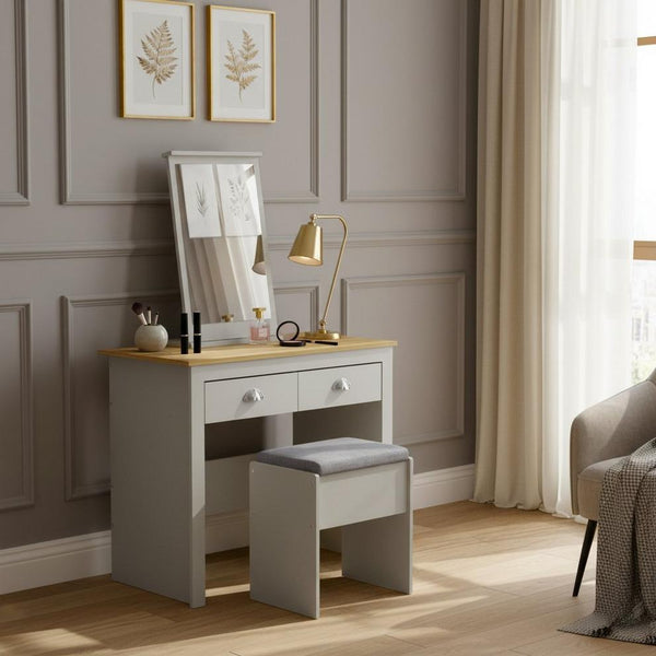 Lancaster 2 Drawer Dressing Table Set