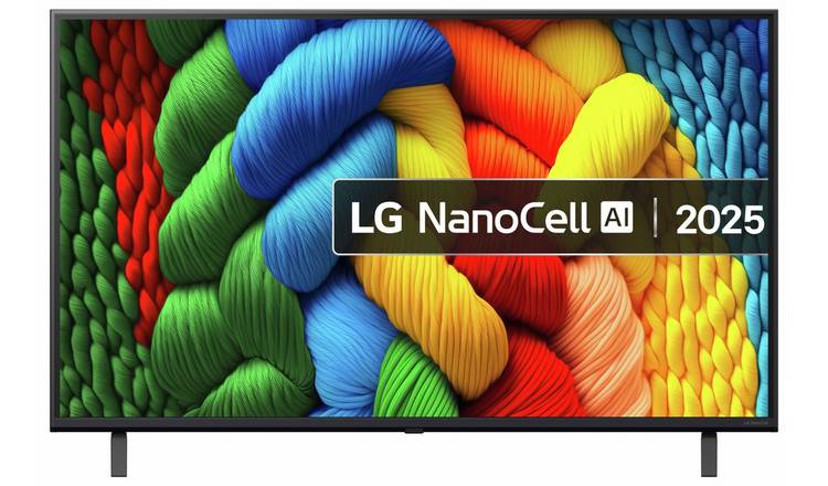 LG 43 Inch 43NANO80A6B Smart 4K UHD HDR NanoCell TV