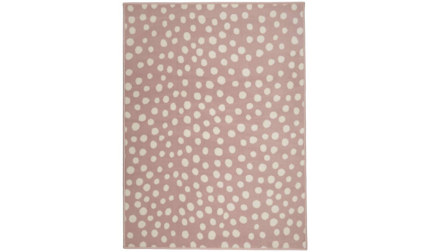 Homemaker Spot Pink Cut Pile Rug - 160x230cm