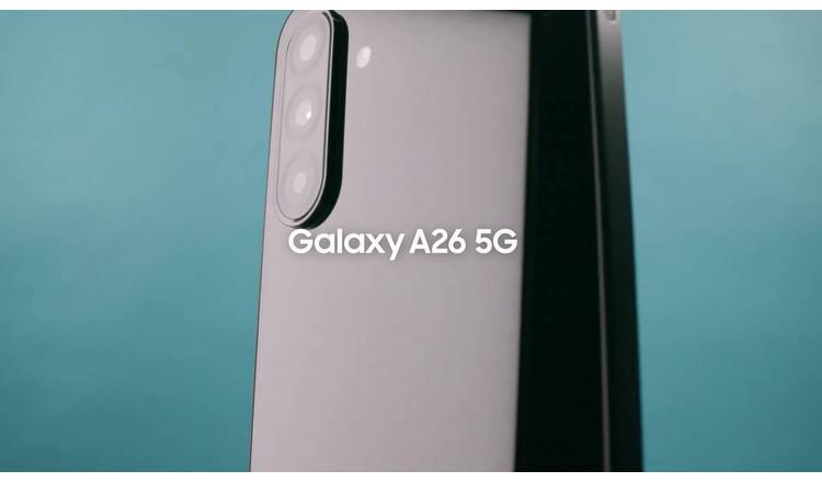 SIM Free Samsung Galaxy A26 5G 256GB AI Mobile Phone - White
