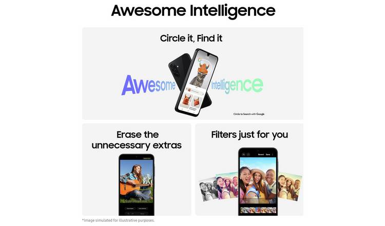 SIM Free Samsung Galaxy A26 5G 256GB AI Mobile Phone - White