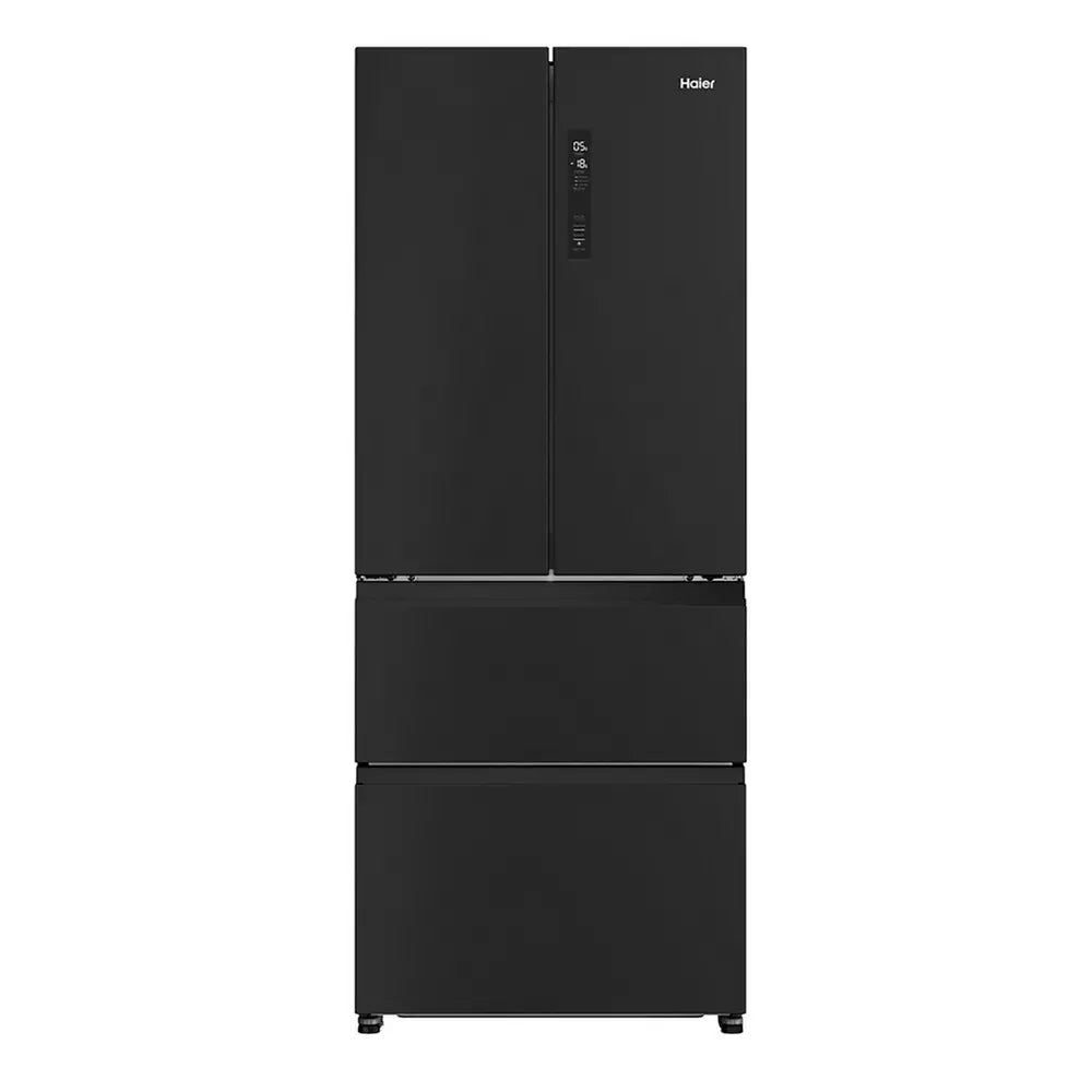 Haier HFR3718ENPT Fridge Freezer - Black