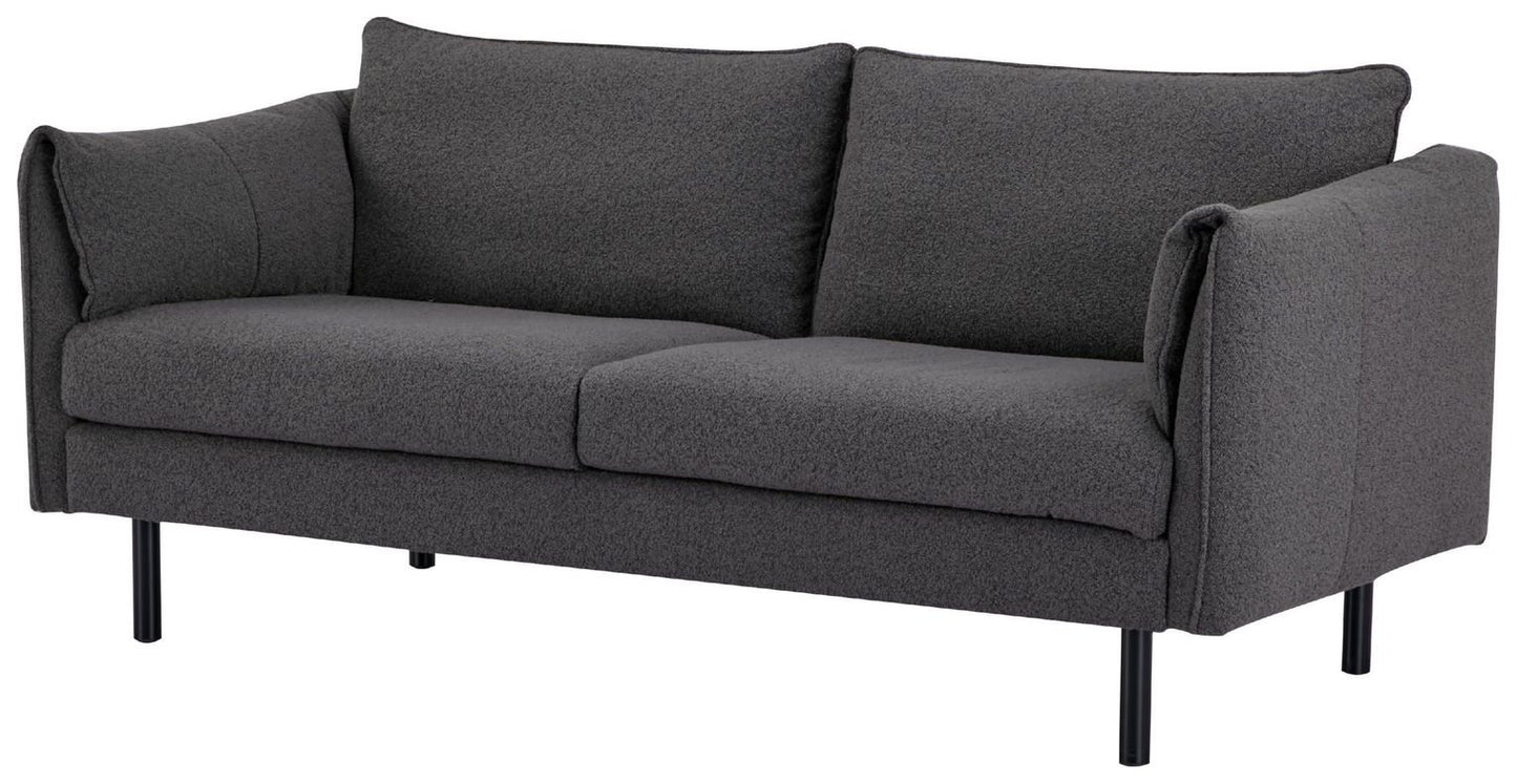 Habitat Betsy Boucle 3 Seater Sofa in a Box - Grey