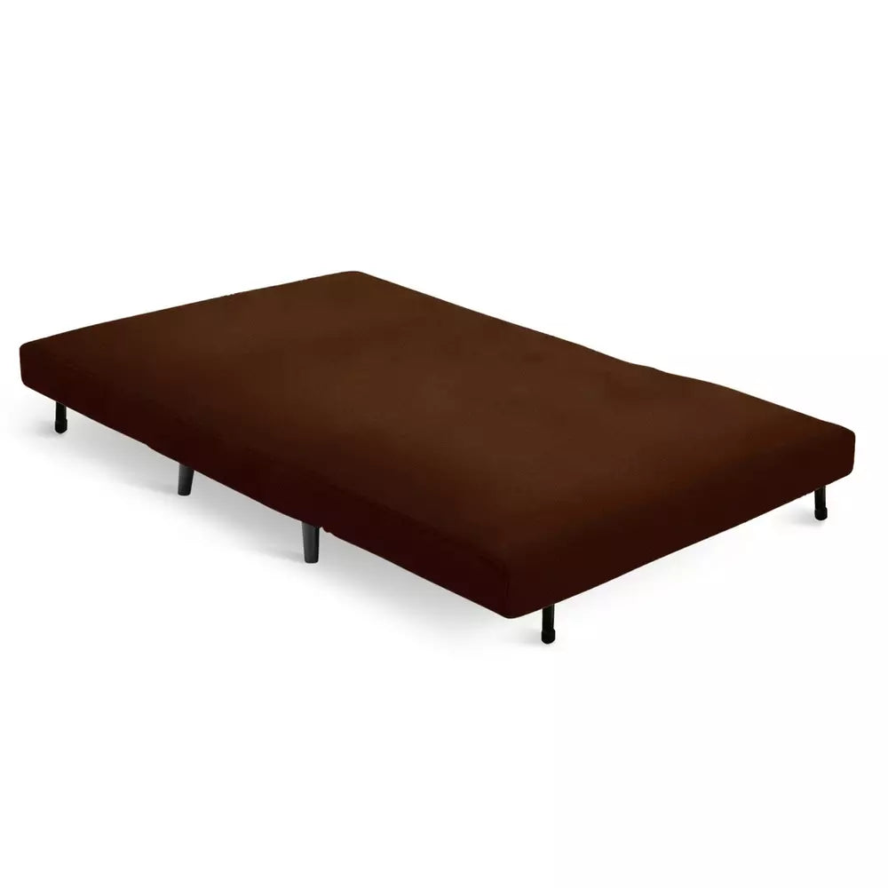 Habitat Roma Small Double Velvet Chairbed - Chocolate