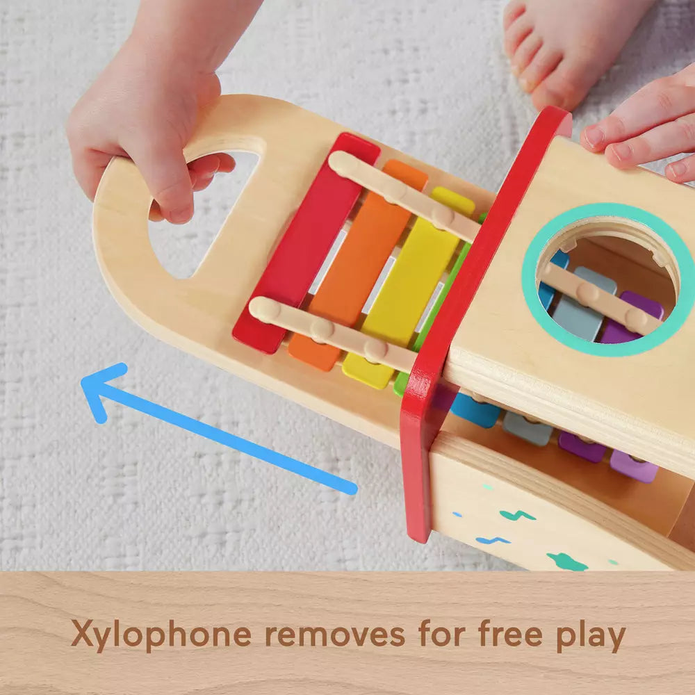Fisher-Price wooden Pound & Tap Bench & Xylophone music toy