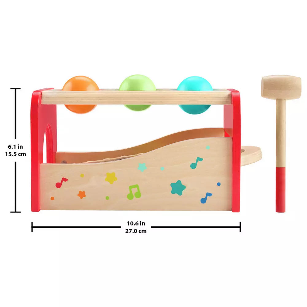 Fisher-Price wooden Pound & Tap Bench & Xylophone music toy