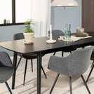 Furniture To Go Montreux Ext 6 Seater Dining Table - Black