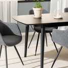 Furniture To Go Montreux Ext 6 Seater Dining Table - Black